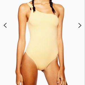 NWT Topshop one shoulder swimsuit size 6